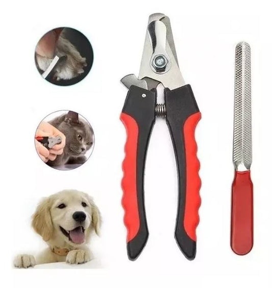 Kit Corta Uñas + Lima Para Mascotas