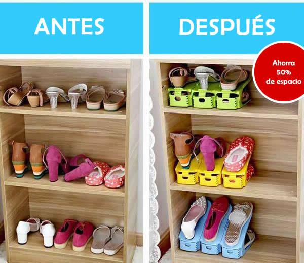 ORGANIZADOR DE ZAPATOS X6 UNIDADES + ENVIO GRATIS