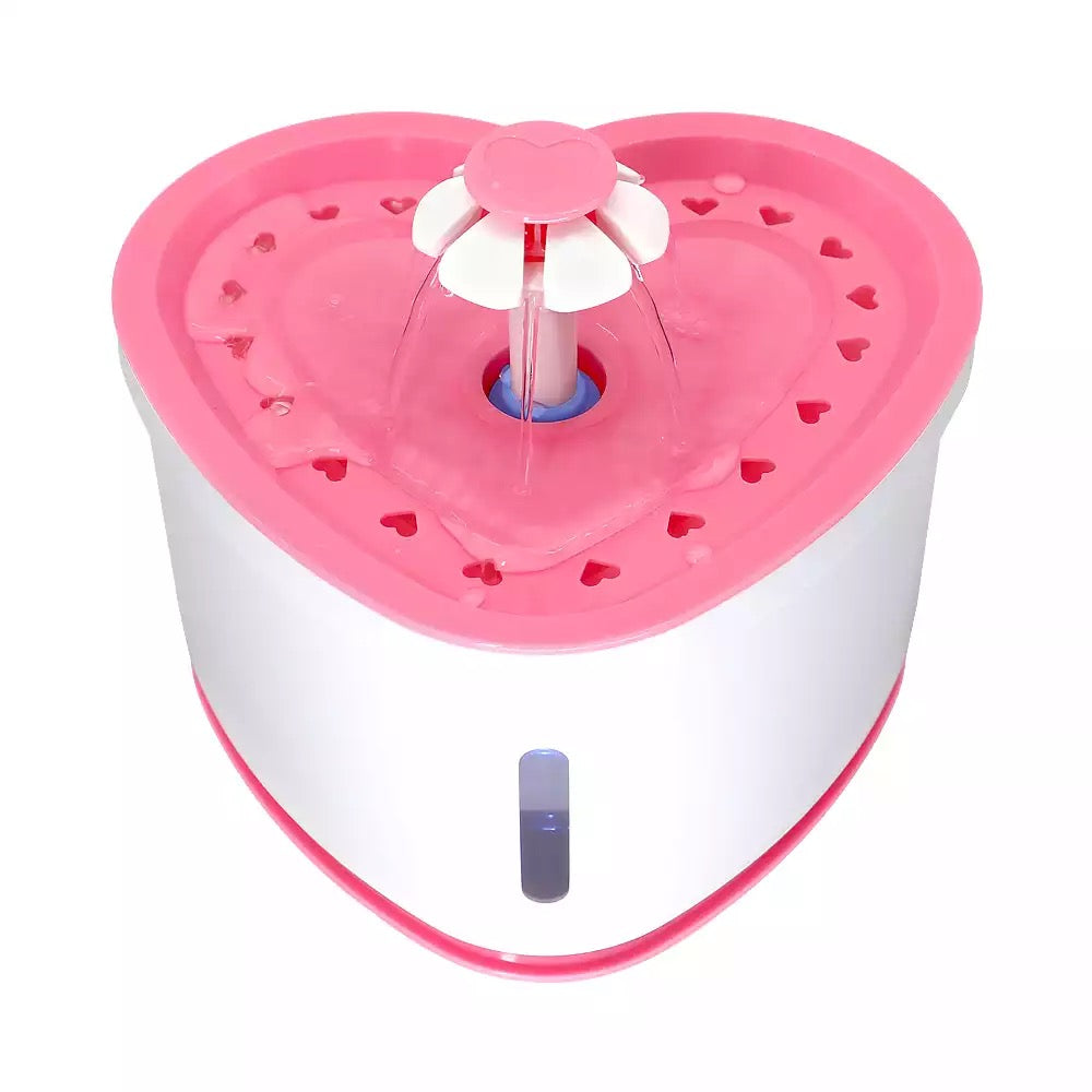 Fuente De Agua Para Gatos Con Forma De Corazón + Envío Gratis